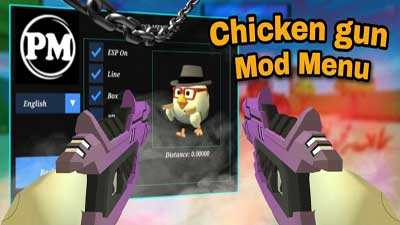 Chicken Gun мод меню